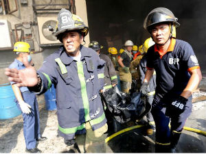 Пожар на Филипинима, 72 жртве