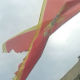 Запаљена црногорска застава у Подгорици