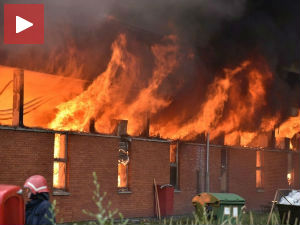 Пожар у фабрици у Хрватској, нема страдалих