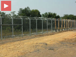 Завршена пробна ограда на  граници