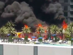 Пожар у хотелу у Лас Вегасу