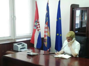 Радни састанци хрватске председнице у Лори