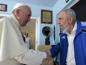 Папа се састао са Фиделом Кастром