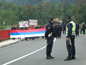 Протест бивших радника "Магнохрома"