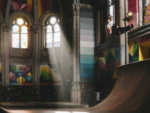 Шпанија, црква претворена у храм скејтера