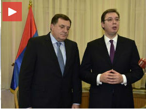 Вучић: Задовољни смо сарадњом са РС, Додик: Србија је кључна земља региона
