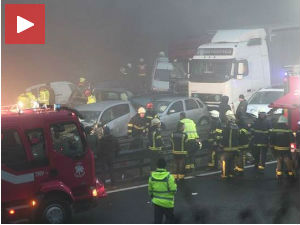 Словенија, најмање пет особа погинуло у ланчаном судару 70 возила