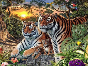 Да ли можете да пронађете све тигрове? 