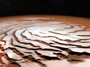 Марсов северни пол изгледа као чоко-сладолед!