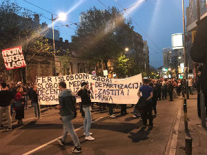 Дванаести протест у Београду