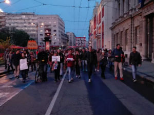 Протест у Београду, четрнаести дан