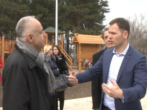 Мали и Радојичић обишли радове на изградњи парка "Ушће"