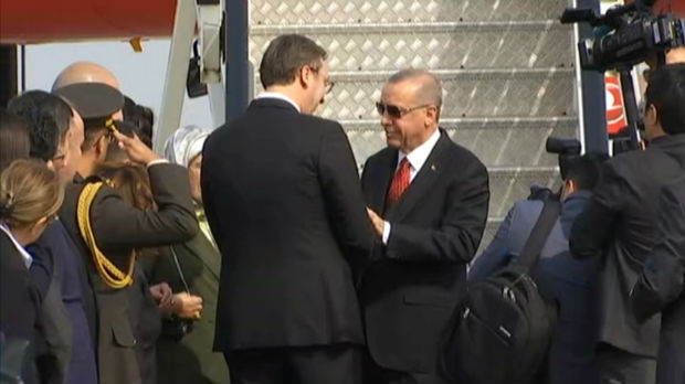 Erdogan stigao u Beograd