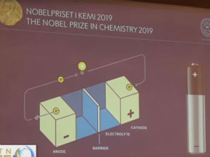 Нобелова награда за хемију за развој литијум-јонске батерије