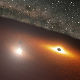 Научници успели да сниме светлосни плес две џиновске црне рупе светлији од сјаја билиона звезда