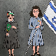 Муралима против антисемитизма у Милану, улични уметник "спојио" Ану Франк и палестинску девојчицу 