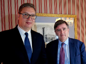 Вучић са О Брајаном о дијалогу у Бриселу и ситуацији на КиМ