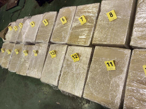 Заплењено 165 килограма дроге на Градини, ухапшен осумњичени