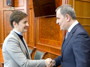 Премијерка Брнабић: Односи Србије и Азербејџана на највишем нивоу