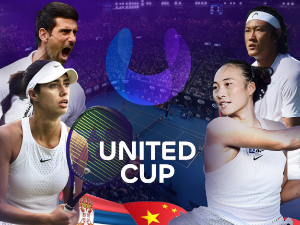 Србија против Кине на Јунајтед купу у Перту - на терену Ђоковић и Даниловићева