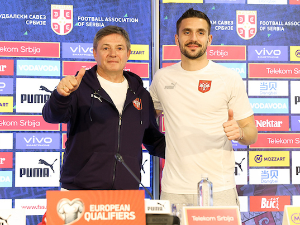 Стојковић: Спремам изненађење; Тадић: Циљ нам је да побеђујемо (STARSPORT / Pedja Milosavljevic) Стојковић: Спремам изненађење; Тадић: Циљ нам је да побеђујемо