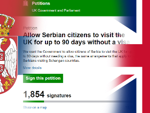 Покренута петиција за безвизни режим са Великом Британијом