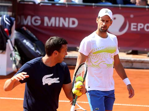 Ђоковић тренирао са Међедовићем у Бањалуци