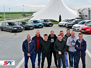 Осам генерација Голфа GTI – тест на стази
