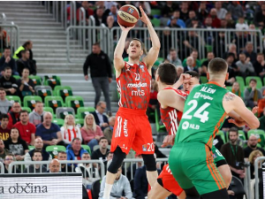Звезда убедљива у Љубљани, партија сезоне Николе Ивановића