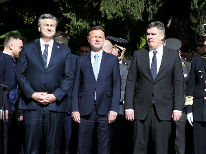 Милановић и Пленковић заједно на обележавању годишњице "Бљеска" у Окучанима