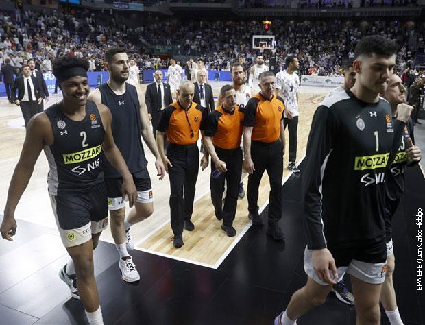 Evroliga odredila sudijsku trojku za meč Partizan - Real