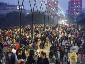 Завршен протест "Србија против насиља", ауто-пут код Центра "Сава"  проходан