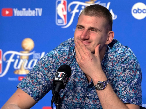 Јокић за РТС: Задовољан сам како смо играли овај меч (AP Photo/Tanjug / Lynne Sladky) Јокић за РТС: Задовољан сам како смо играли овај меч