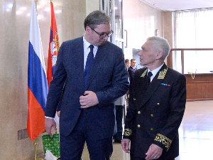 Пријем у руској амбасади поводом Дана Русије, присуствовао и Вучић