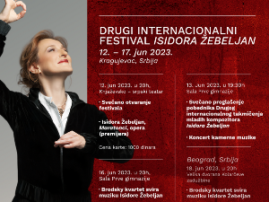 Други интернационални фестивал Исидора Жебељан   