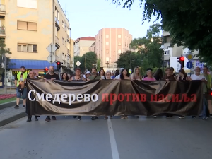 Протести "Србија против насиља"  у Смедереву и Ваљеву 