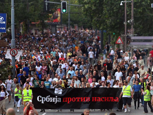 Одржан осми протест "Србија против насиља" 