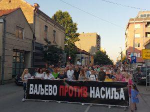 Одржан трећи протест “Ваљево против насиља”