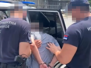 Снимак хапшења осумњиченог за пуцњаву на Вождовцу