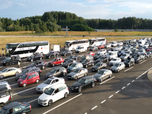 Гужве на граничним прелазима, колона возила на Хоргошу