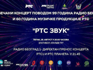 99 година радио Београда и 60 година музичке продукције РТС: ''РТС Звук'' - Свечани концерт Народног оркестра РТС са солистима