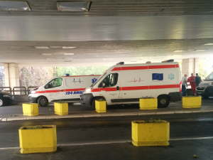 Ланчани судар на Мосту на Ади, има повређених (РТС/Александра Трајковић) Ланчани судар на Мосту на Ади, има повређених