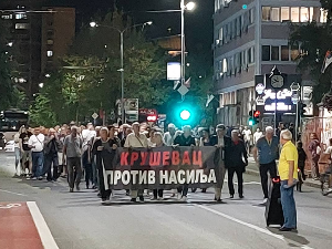 Протест против насиља у Крушевцу