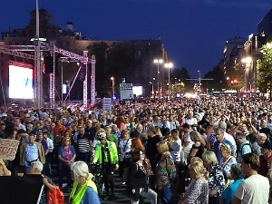 Одржан 22. протест "Србија против насиља" у Београду