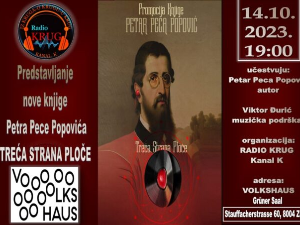  Петар Пеца Поповић 14. октобра у Цириху