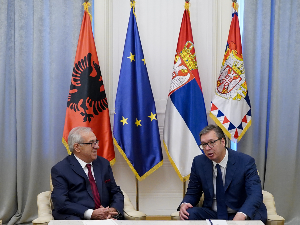 Амбасадор Албаније у опроштајној посети код Вучића