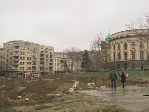 Како напредује измештање римског водовода откривеног поред Скупштине Србије