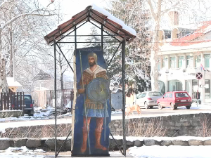 Вучје: Споменик српском јунаку Николи Скобаљићу