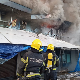 Како је изгледало гасити пожар у Кинеском тржном центру
