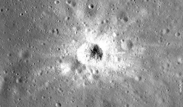 Циљано место за слетање било је на падинама недалеко од кратера Шиоли, који се налази јужно од Месечевог екватора